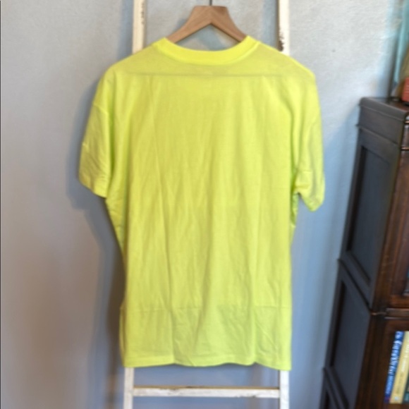 NWT Girlfriend Collective Men’s Neon Green Cupro Tshirt - Picture 4 of 7